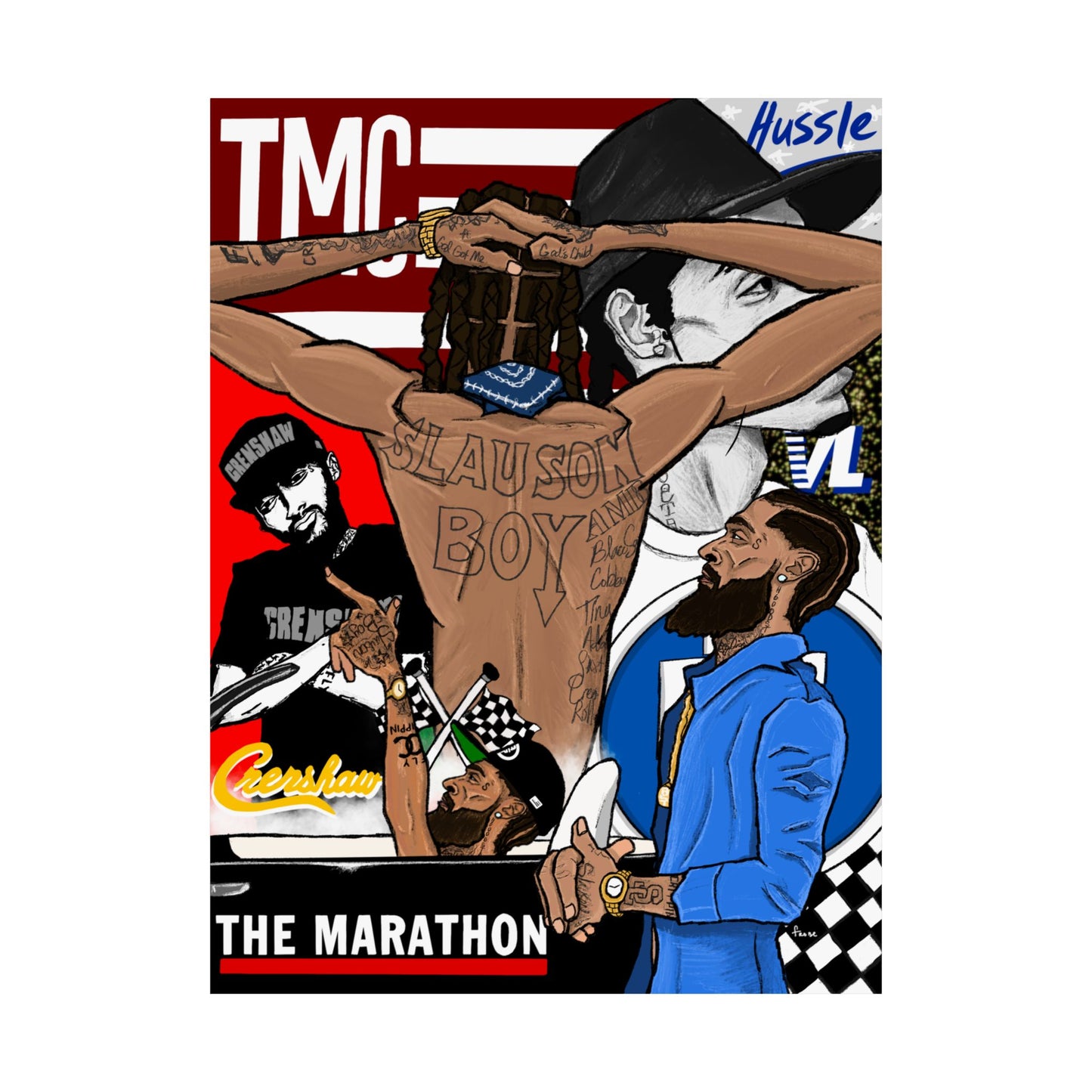the marathon print